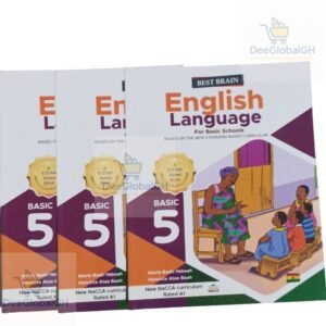 Best Brain English Basic 5 workbook front cover for Ghana Primary 5 students