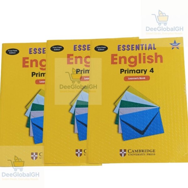 Essential English Basic 4 workbook for Primary 4 students in Ghana