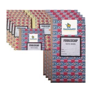 Foolscap notebook with 180 leaves for school use