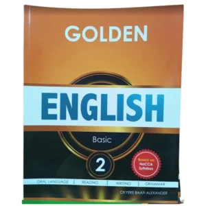 Golden English Textbook Basic 2 for lower primary English learning in Ghana
