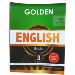 Golden English Textbook Basic 3 for lower primary English learning in Ghana