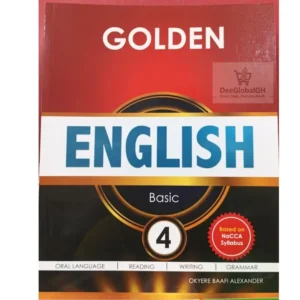 Golden English Textbook Basic 4 for upper primary English studies in Ghana