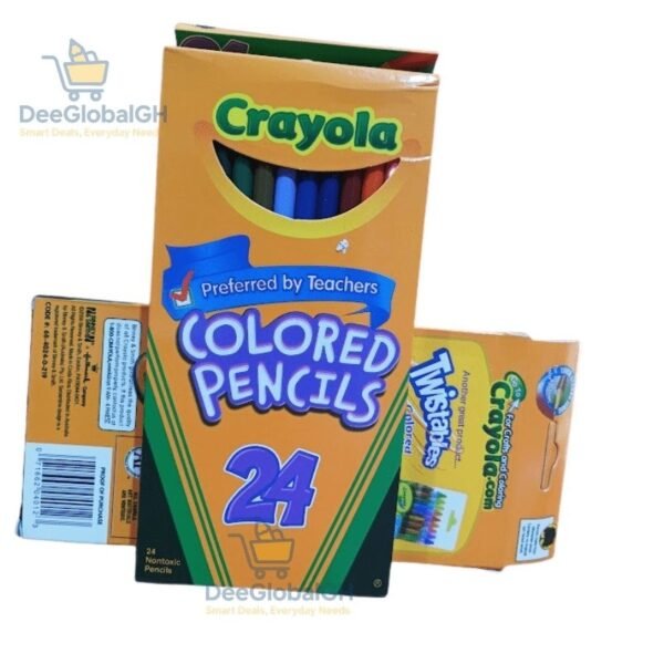 Crayola Colored Pencil 24pcs pack for kids school and art use