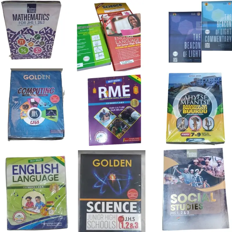 Junior High School subject textbooks used in Ghana